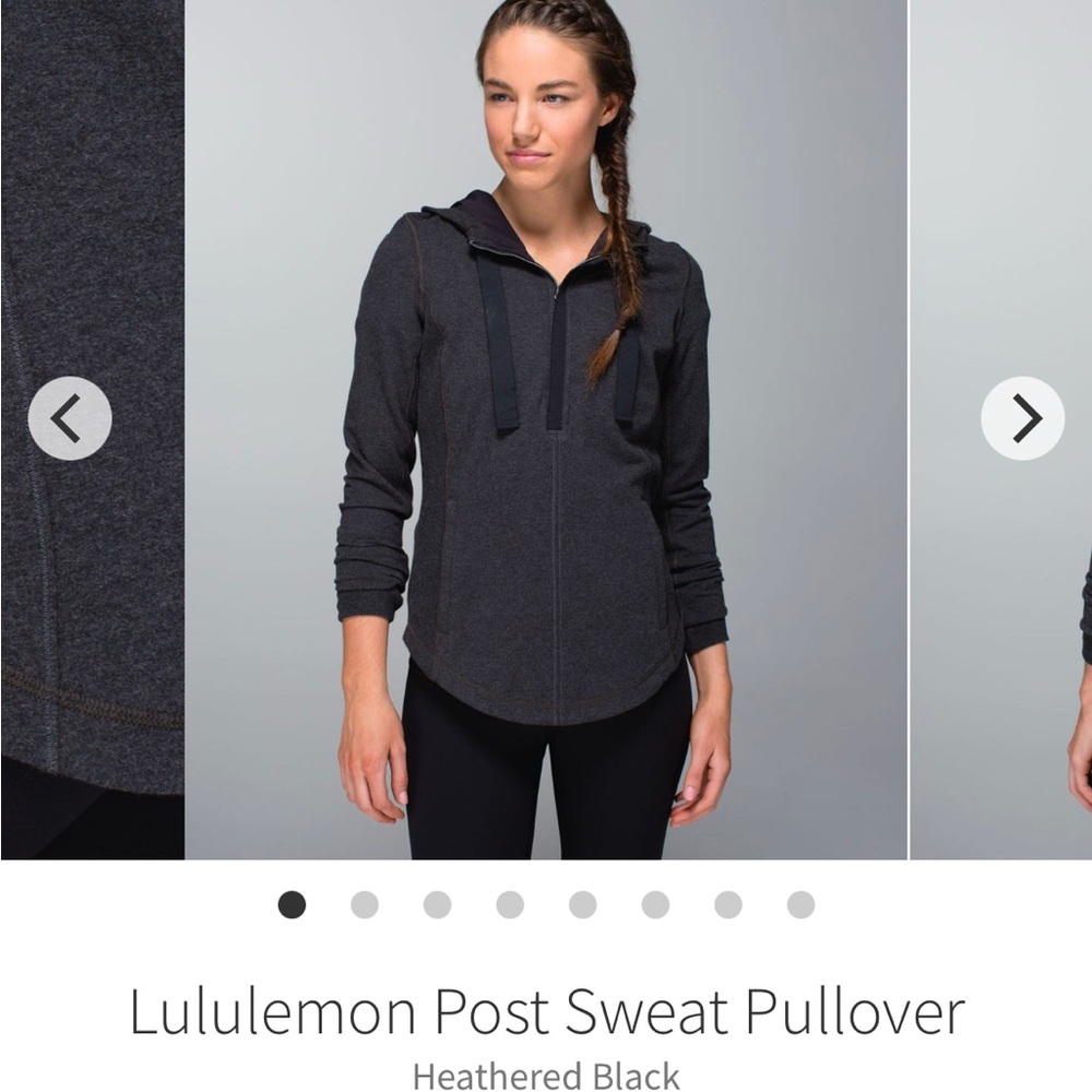 Lululemon Post Sweat Pullover Hoodie size 6 can fit 8 EUC